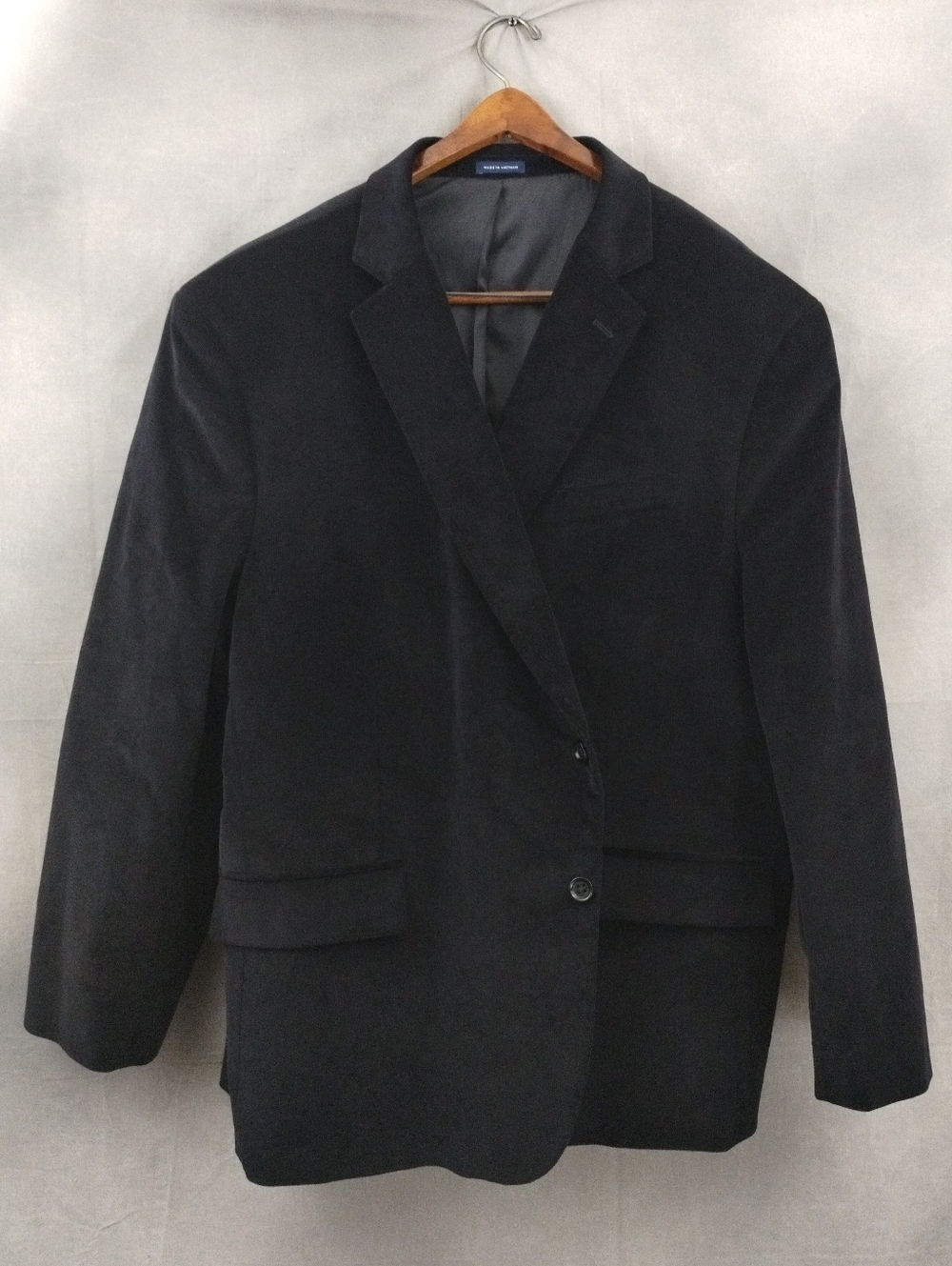 NEW Stafford Black Pinwale Corduroy Blazer